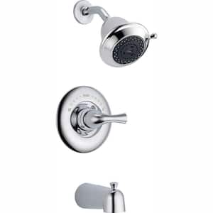 Classic Single-Handle 3-Spray Tub and Shower Faucet in Chrome (Valve Included)