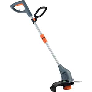 BLACK+DECKER 13 in. 4.0 Amp Corded Electric Straight Shaft Single Line  2-In-1 String Trimmer & Lawn Edger with Automatic Feed ST7700 - The Home  Depot