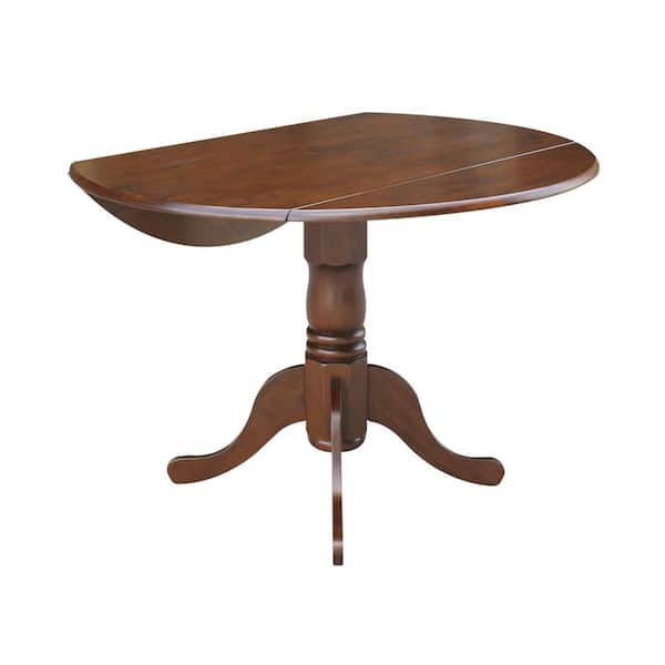 International Concepts Espresso Solid Wood Dropleaf Dining