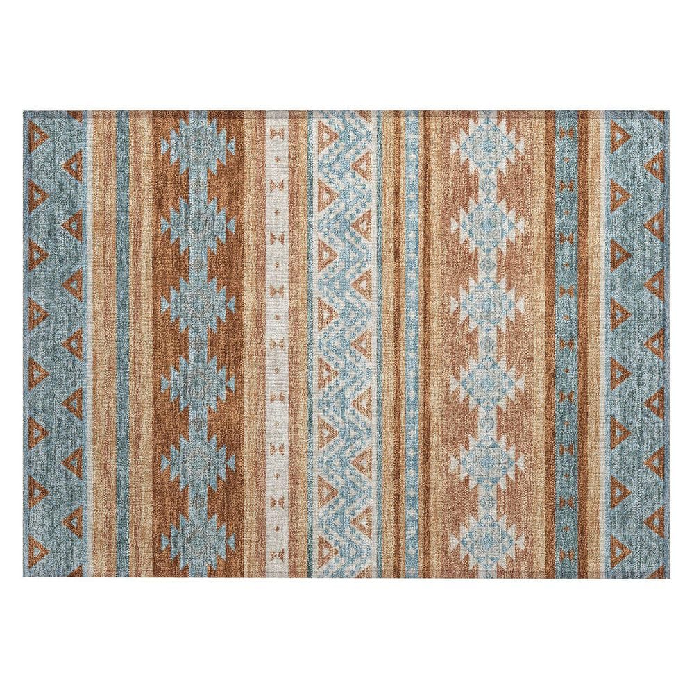 Chantille Machine Washable Indoor/Outdoor Abstract ACN2561 Paprika 2 ft. x 3 ft. Accent Rug price history on PriceWatchPro
