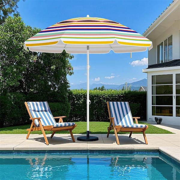 fold patio umbrella Vongrasig 6 Pieces Folding Dining Set, All Weather Small Metal Outdoor Table and Chair Set, Garden Patio Furniture Set w/Umbrella, Glass Table & 4 Folding Chairs for Lawn, Backyard, Silver Upgrade your pool or patio with PURPLE LEAFs luxury telescopic cantilever umbrella GRAND PATIO Outdoor JENA 6x4