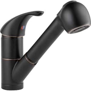 Core Single-Handle Pull-Out Sprayer Kitchen Faucet in Oil Rubbed Bronze