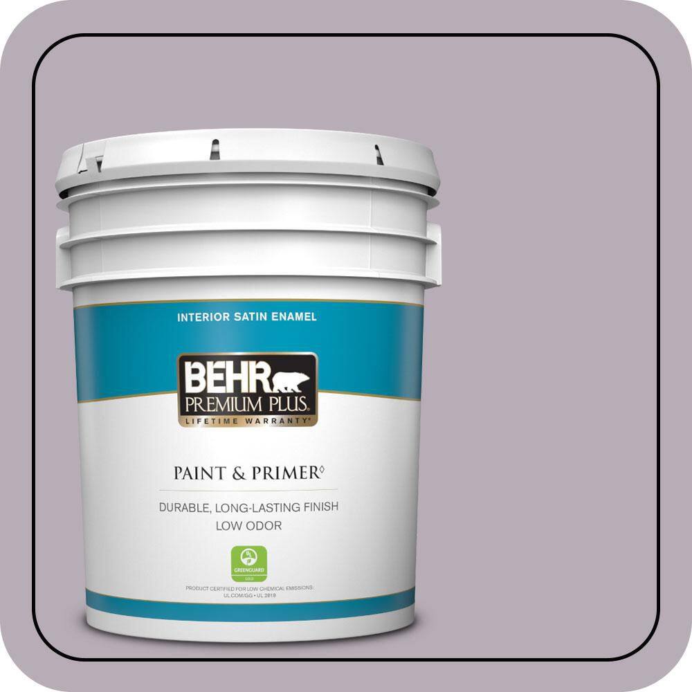 5 gal. #670F-4 Silverberry Satin Enamel Low Odor Interior Paint & Primer price history on PriceWatchPro