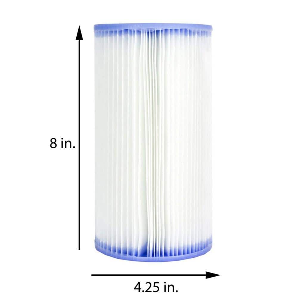 Blue and Silver Aluminum Pool Cleaning Kit with Telescoping Pole