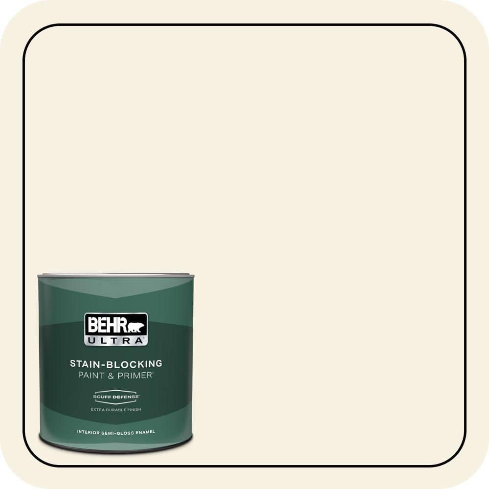 1 qt. #GR-W14 Coconut Twist Extra Durable Semi-Gloss Enamel Interior Paint & Primer price history on PriceWatchPro