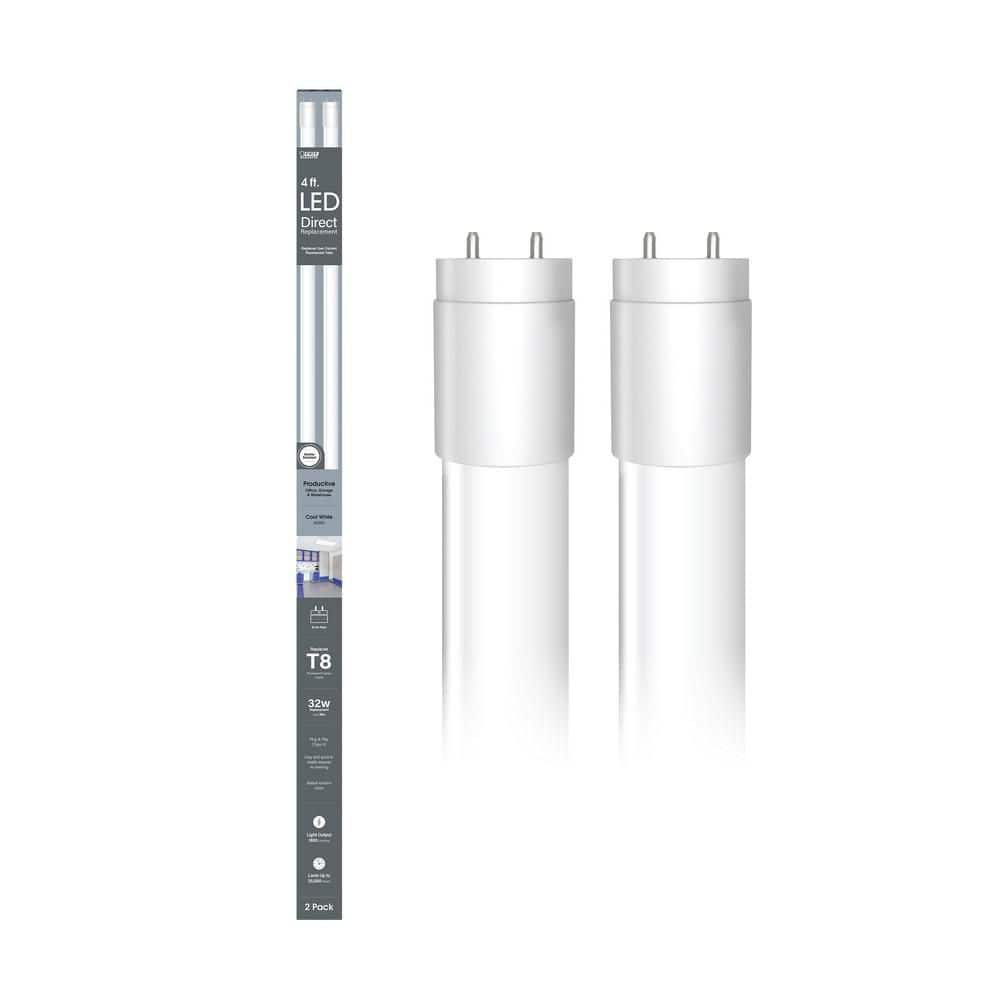 Feit Electric 18-Watt 4 ft. T8 G13 Type A Plug and Play Linear LED