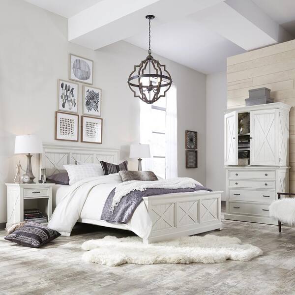 Hickory White Navarre Bedroom Group Bedroom 3-Piece Bedroom Set
