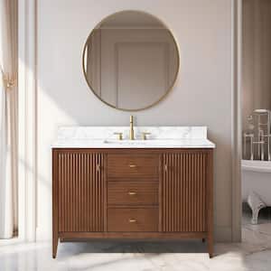 Vanity Art 48 in. W x 22 in D x 38 in. H Single Sink Bathroom