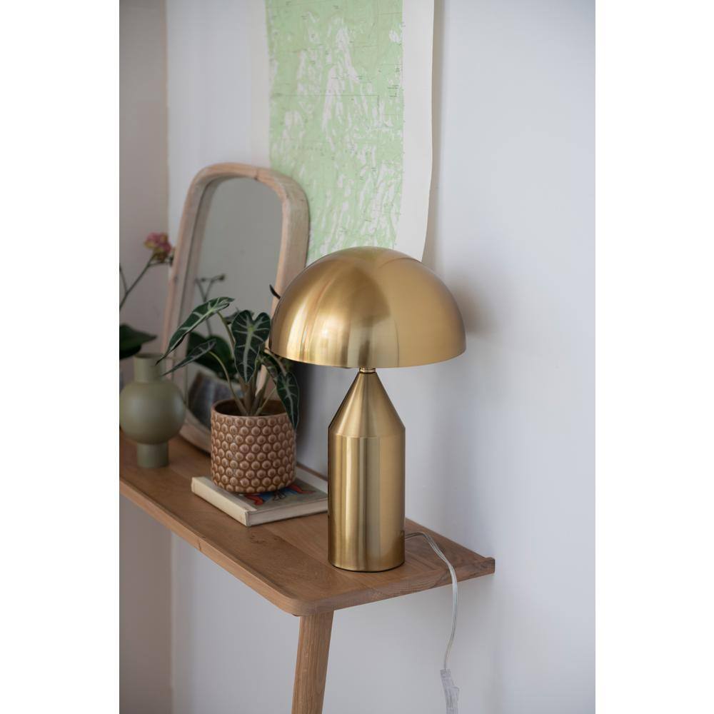 Sophisticated Textured Metal Table Vase with Handle