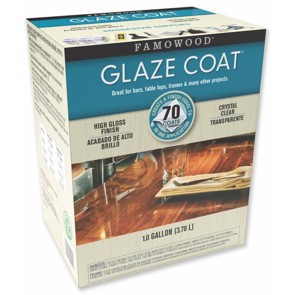 FAMOWOOD - 1 gal. Glaze Coat Clear Epoxy Kit