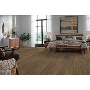 Vert Haus Emberglow Pecan 10 mm T x 7.4 in. x 47.2 in. Waterproof Hybrid Resilient Flooring (27 sq. ft./Case)