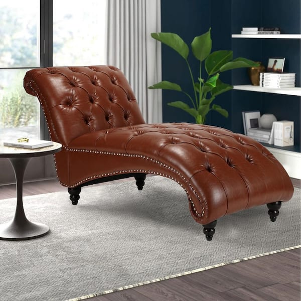 Light Wood Chaise Longue