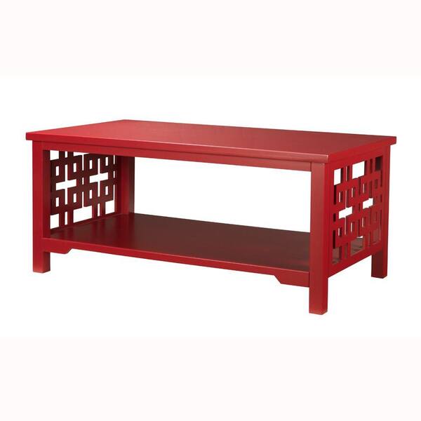 Unbranded Knot Coffee Table in Red