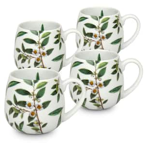 Konitz 4-Piece My Favorite Green Tea Porcelain Snuggle Mug Set