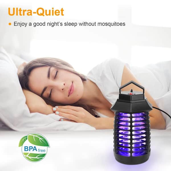 parachute criticus Moet Bug Zapper Electric UV Mosquito Killer Lamp Insect Killer Light Pest Fly  Trap Catcher Harmless Odorless Noiseless RAMWD01 - The Home Depot