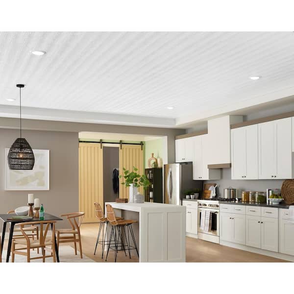 Armstrong CEILINGS WoodHaven 5 in. x 7 ft. Classic White Tongue