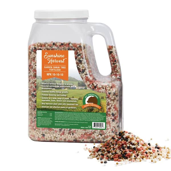 12 lbs. Jug Shrub and Tree Fertilizer NPK 10-10-10-4 pack