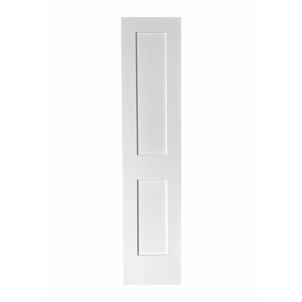 RESO 18 in. x 80 in. Double Panel Solid Core White Composite Primed Smooth Texture Interior Door Slab