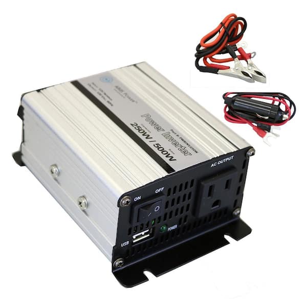 cigarette lighter power inverter home depot AIMS 250-Watt Modified Sine 12-Volt DC to 120-Volt PWRINV250W a multi Lukyamzn 150-Watt Car Power Inverter