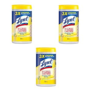 80-Count Lemon and Lime Blossom Disinfecting Wipes (3-Pack)