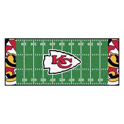 FANMATS NFL - Kansas City Chiefs 30 in. x 72 in. Indoor Ticket Runner Rug  23125 - The Home Depot