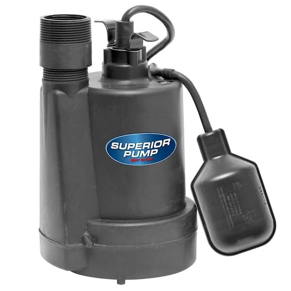 Unbranded 1/4 HP Submersible Thermoplastic Sump Pump