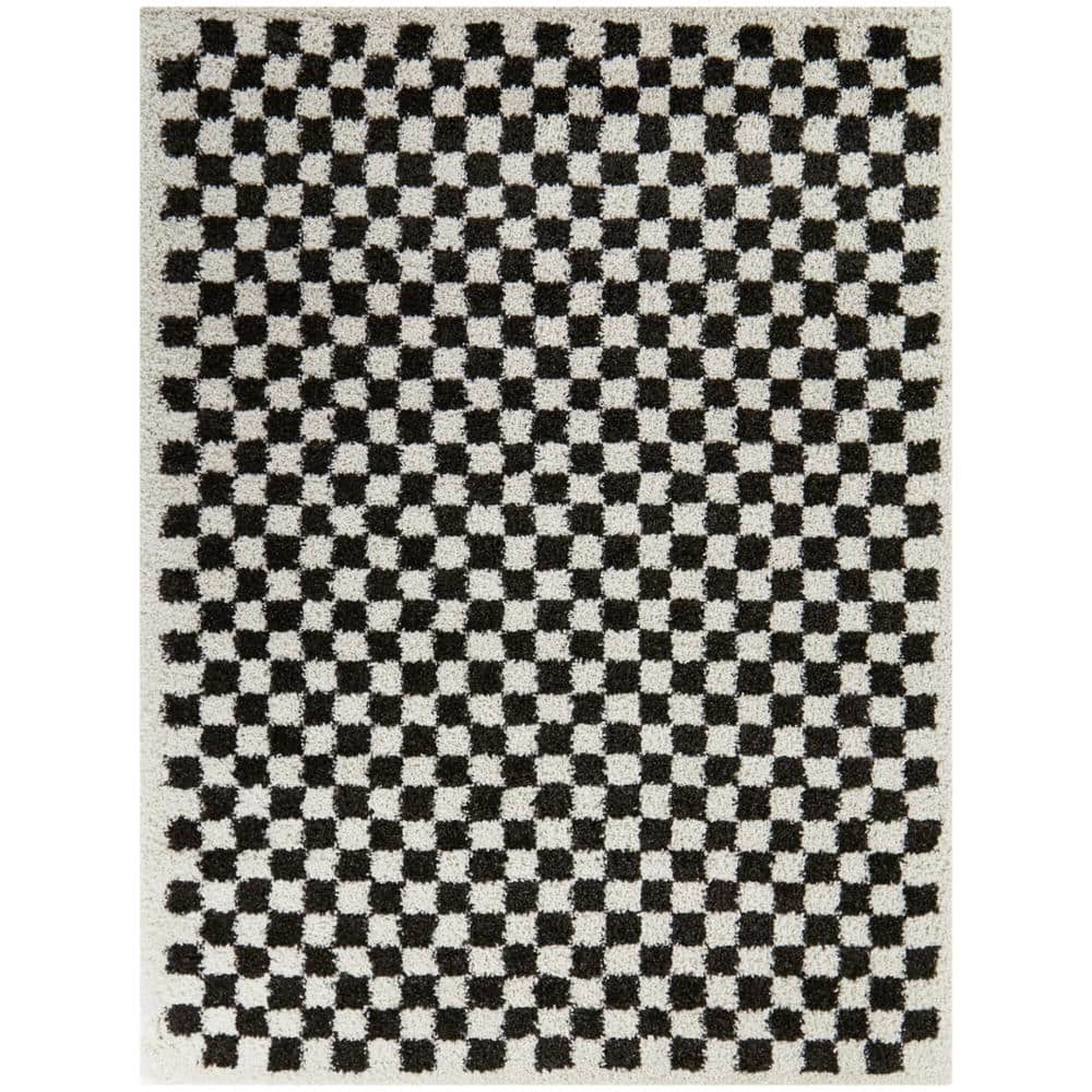 Covey Charcoal 9 ft. x 12 ft. Geometric Area Rug price history on PriceWatchPro