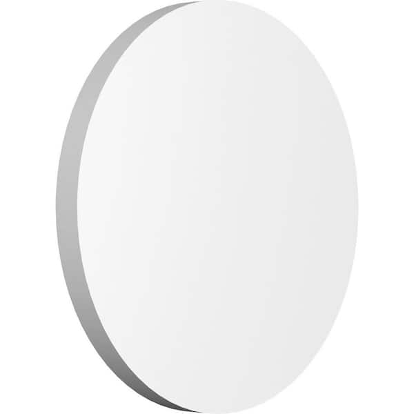 Ekena Millwork 7-in W x 7-in H x-1/2-in P Standard Grayson Rosette with Square Edge (2-Pack)