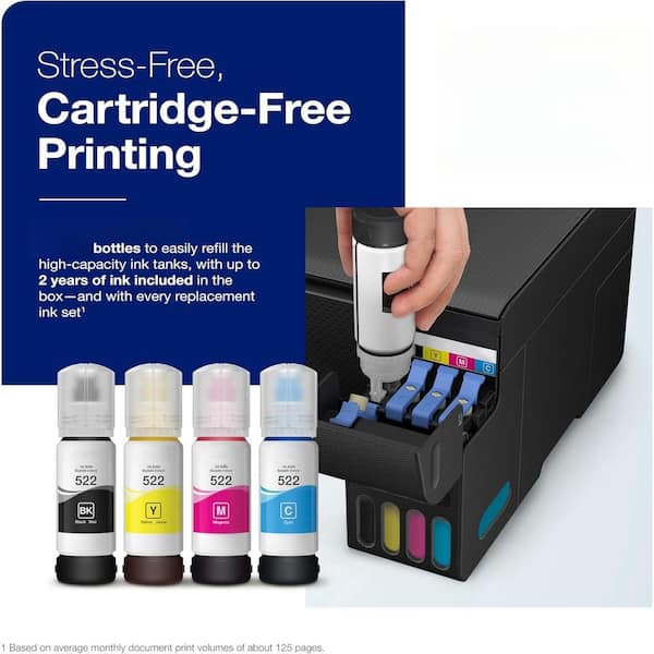 Lukyamzn All-in-One Wireless EcoTank Printer with Scanner Lukyamzn All-in-One Wireless EcoTank Printer with Scanner