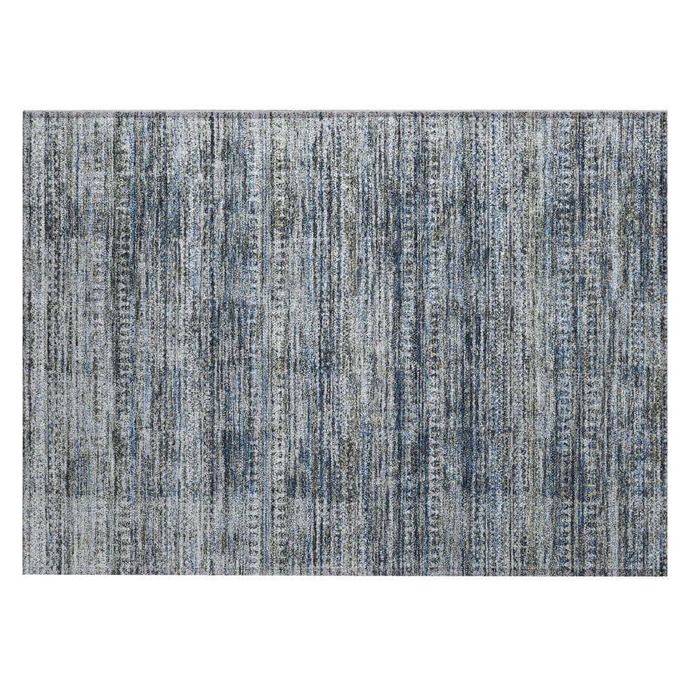 Chantille Machine Washable Indoor/Outdoor Abstract ACN1971 Denim 2 ft. x 3 ft. Accent Rug price history on PriceWatchPro
