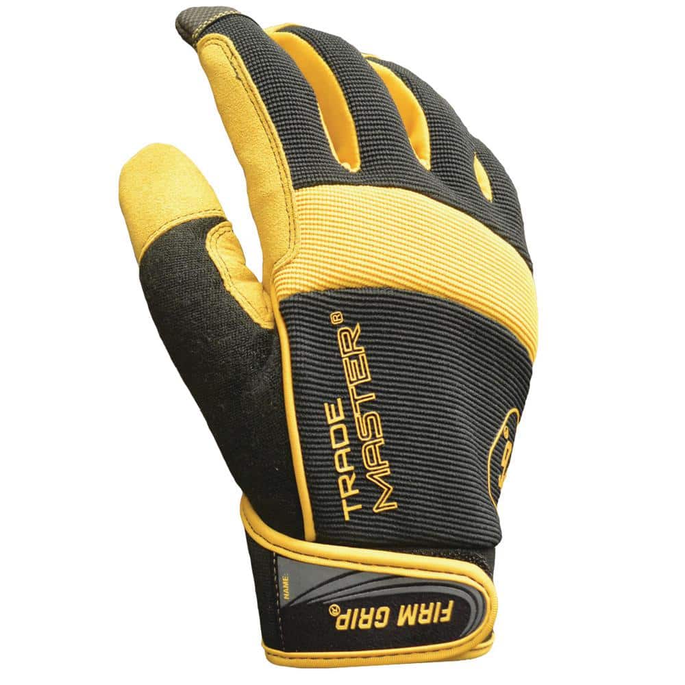 DULFINE High Performance Work Gloves for Men(3 Pairs Pack),Hi-Vis Yellow Color,High Dexterity Touch Screen for Multipurpose,Excellent Grip (extra