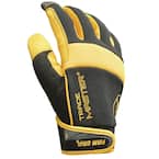 GLOVES LATEX COATED GRAY MEDIUM YELLOW CUFF FIRM GRIP 48PC PDQ - Regent  Products Corp.