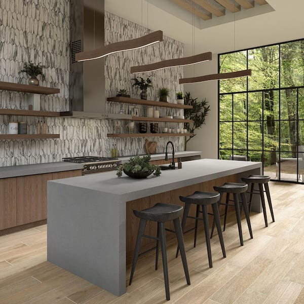 Daltile Divinium Calypso 3 in. x 12 in. Glossy Ceramic Picket Wall