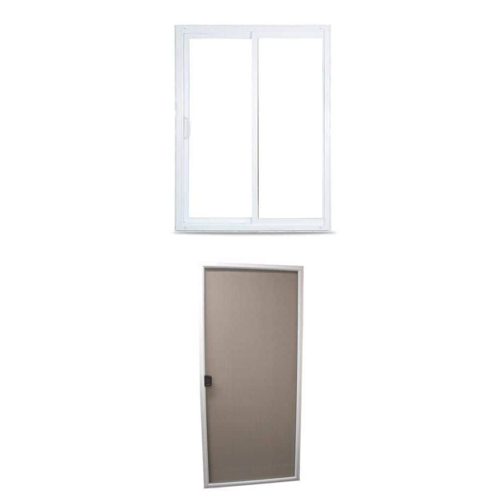 American Craftsman 70 Series 60 in. x 80 in. Vinyl Sliding Patio