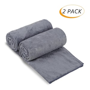 Bath Towels 2 Pack Towel Sets (30" x 60") - Extra Absorbent, Fast Drying Solid Color