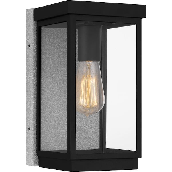 Quoizel Ezra 4-Light Earth Black Outdoor Wall Lantern Sconce