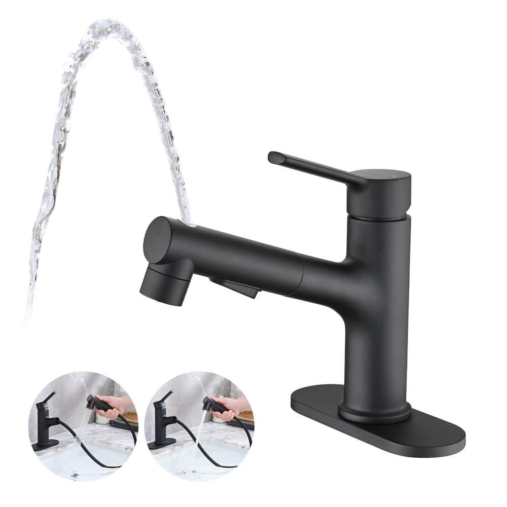 YASINU Single Handle 1 or 3-Hole Bathroom Faucet with Deckplate ...
