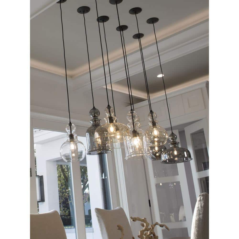 Staunton Brushed Nickel 15'' Modern Pendant Light with Clear Glass Shade