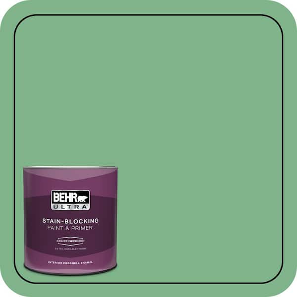 BEHR ULTRA 1 qt. #460D-5 Tree Fern Extra Durable Eggshell Enamel Interior Paint & Primer