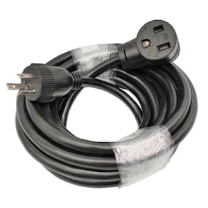 25 ft. 10/3 3-Wire 30 Amp Locking 3-Prong NEMA L6-30P Plug to 50 Amp Welder 6-50R Adapter Cord
