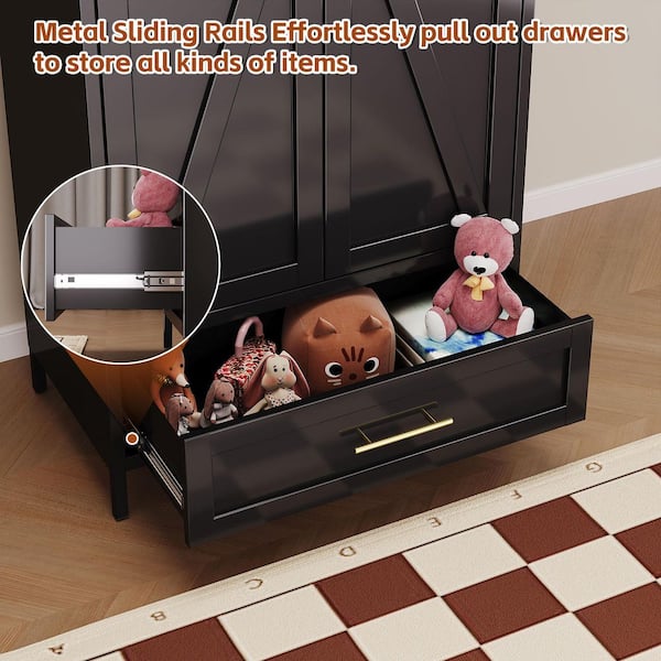Kaikeeqli 71 in. H x 31.5 in. W x 18 in. D Metal Storage
