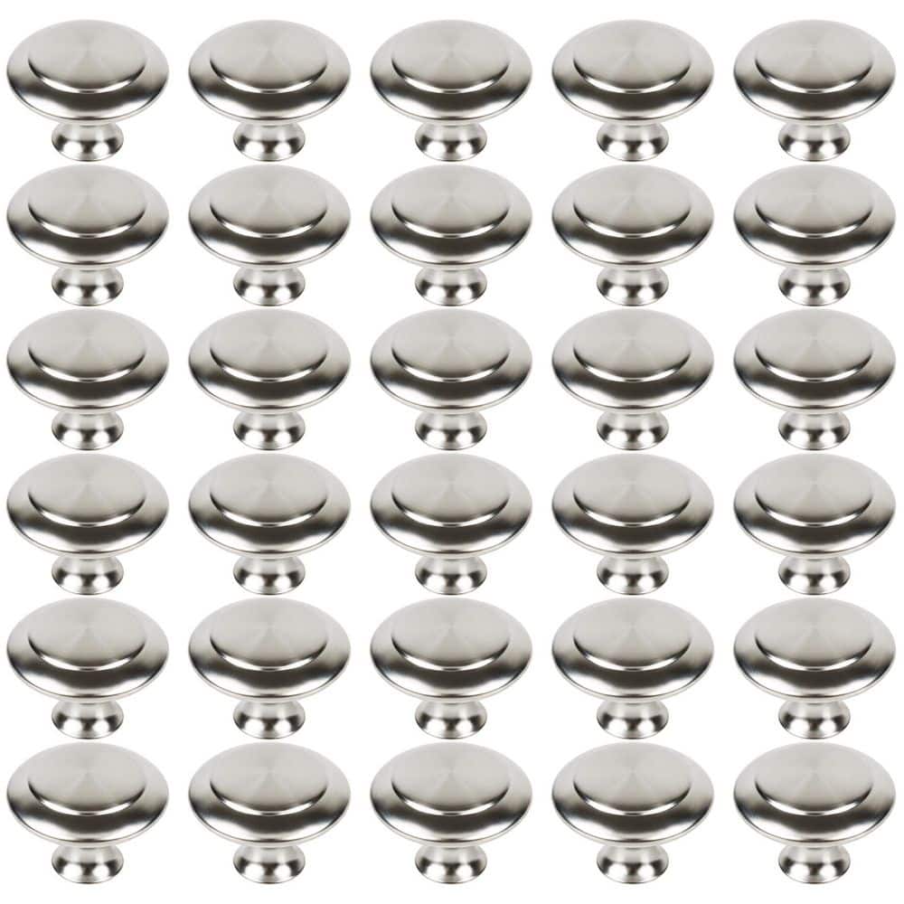 30 Pack Brushed Nickel Silver Cabinet Knobs Easy Install Durable Hollow Aluminum Alloy for Kitchen Drawer Door price history on PriceWatchPro