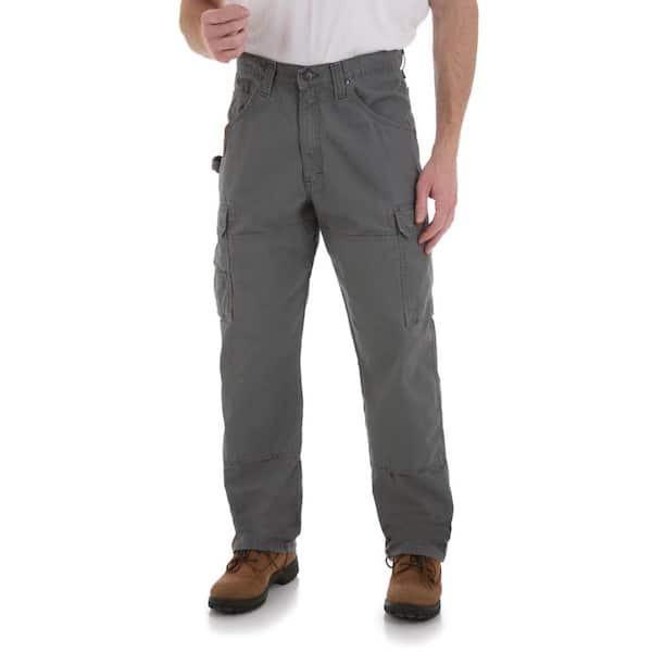 Wrangler Men's Size 34 in. x 30 in. Slate Ranger Pant