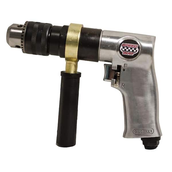 SPEEDWAY 90 psi 1/2 in. Variable Speed Reversible Air Drill