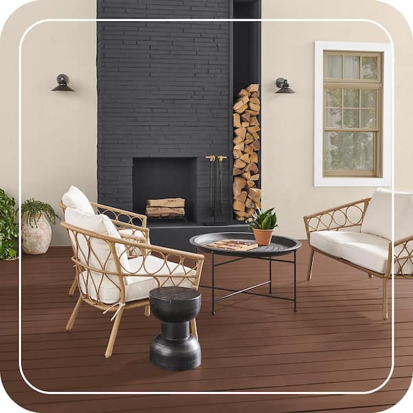 BEHR DECKplus 1 gal. #SC-142 Cappuccino Solid Color Waterproofing