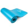 Yoga And Pilates Mat- Extra Thick- 1/2 Inch- Blue - Top Notch DFW, LLC
