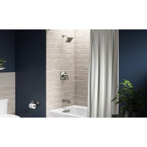 Truss Rite-Temp 1-Handle 3-Spray Tub and Shower Faucet in Vibrant Brushed Nickel (Valve Included) Truss Rite-Temp 1-Handle 3-Spray Tub and Shower Faucet in Vibrant Brushed Nickel (Valve Included)