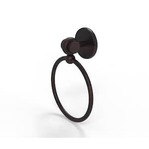 Satellite Orbit Two Collection Towel Ring with Twist Accent in Venetian Bronze