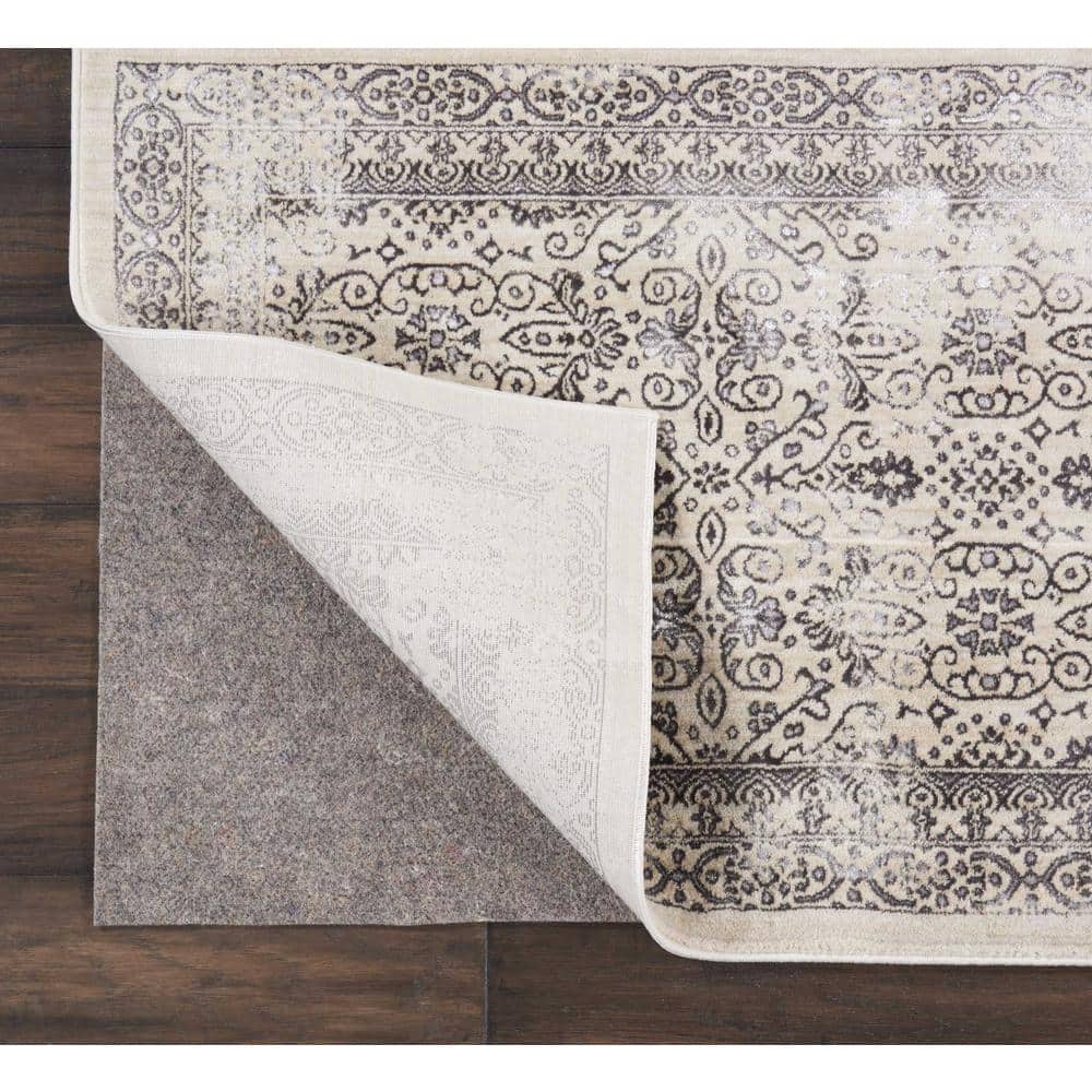 NEW ShiftLoc Rug Pad Non Slip Fits Rug Size 4' x 6' Ivory Beige  Actual 40" x 60"