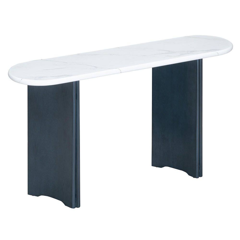 53.9 in. W x 14 in. D x 30 in. H Bathroom Navy Blue Linen Cabinet price history on PriceWatchPro